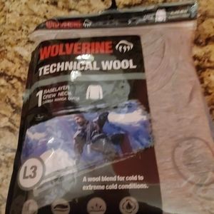 WOLVERINE Technical Wool Crew Neck Thermal Shirt